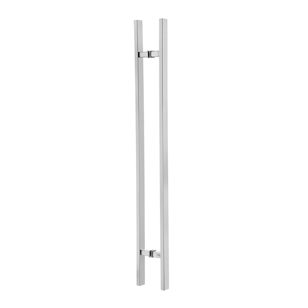 Poignée de porte d'entrée dos à dos de 91 cm (36 po) – Modèle rectangulaire « H », style échelle moderne | Acier inoxydable 304 de qualité supérieure | Finition brossée satinée