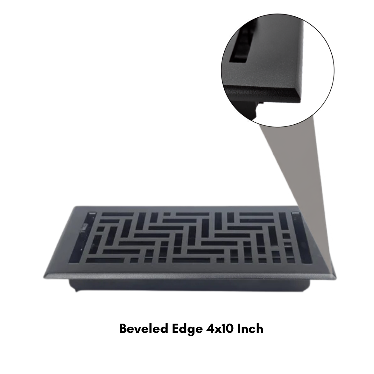 Beveled edge zoom in of edges
