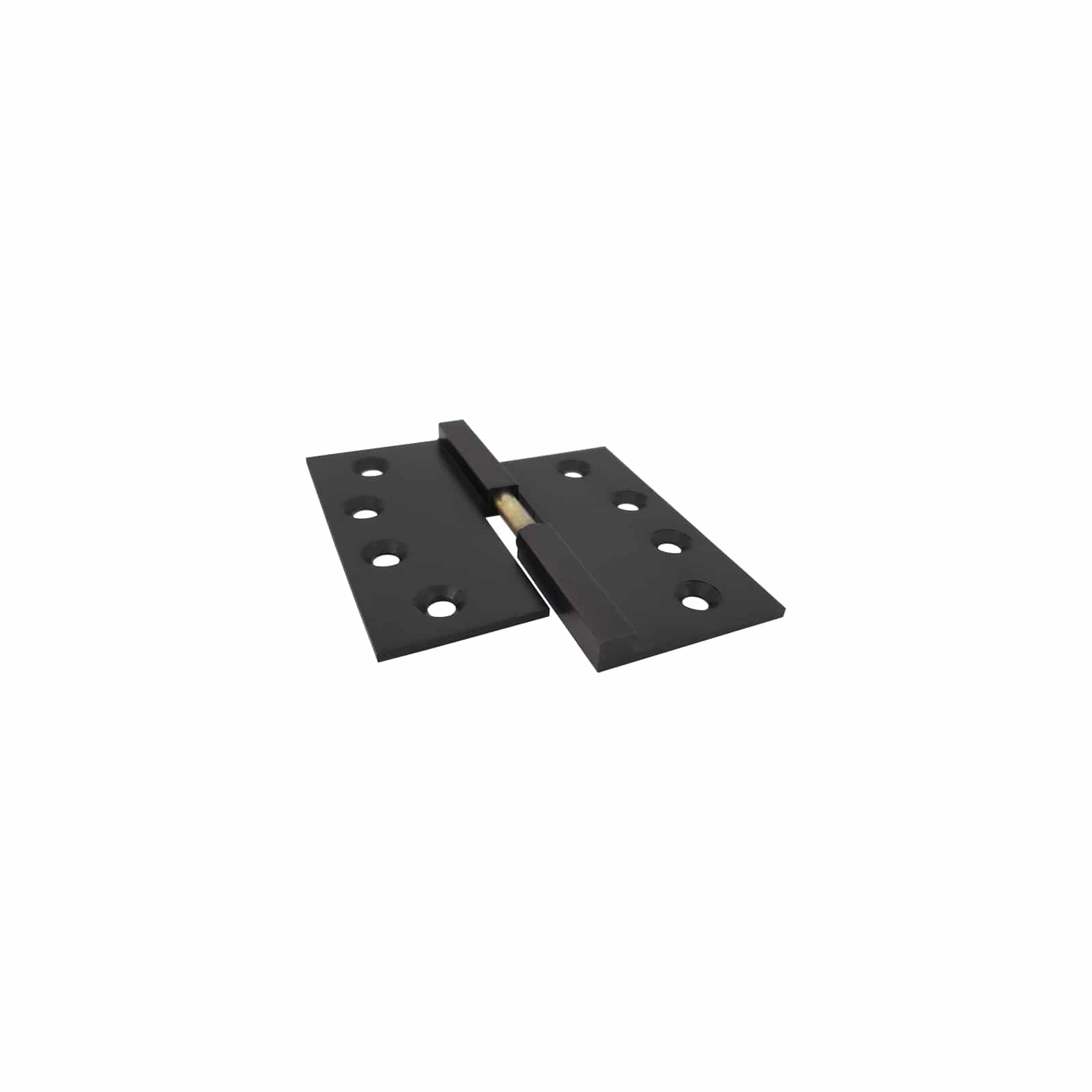 Brass Door Hinges, Lift Off Square - Black Matte
