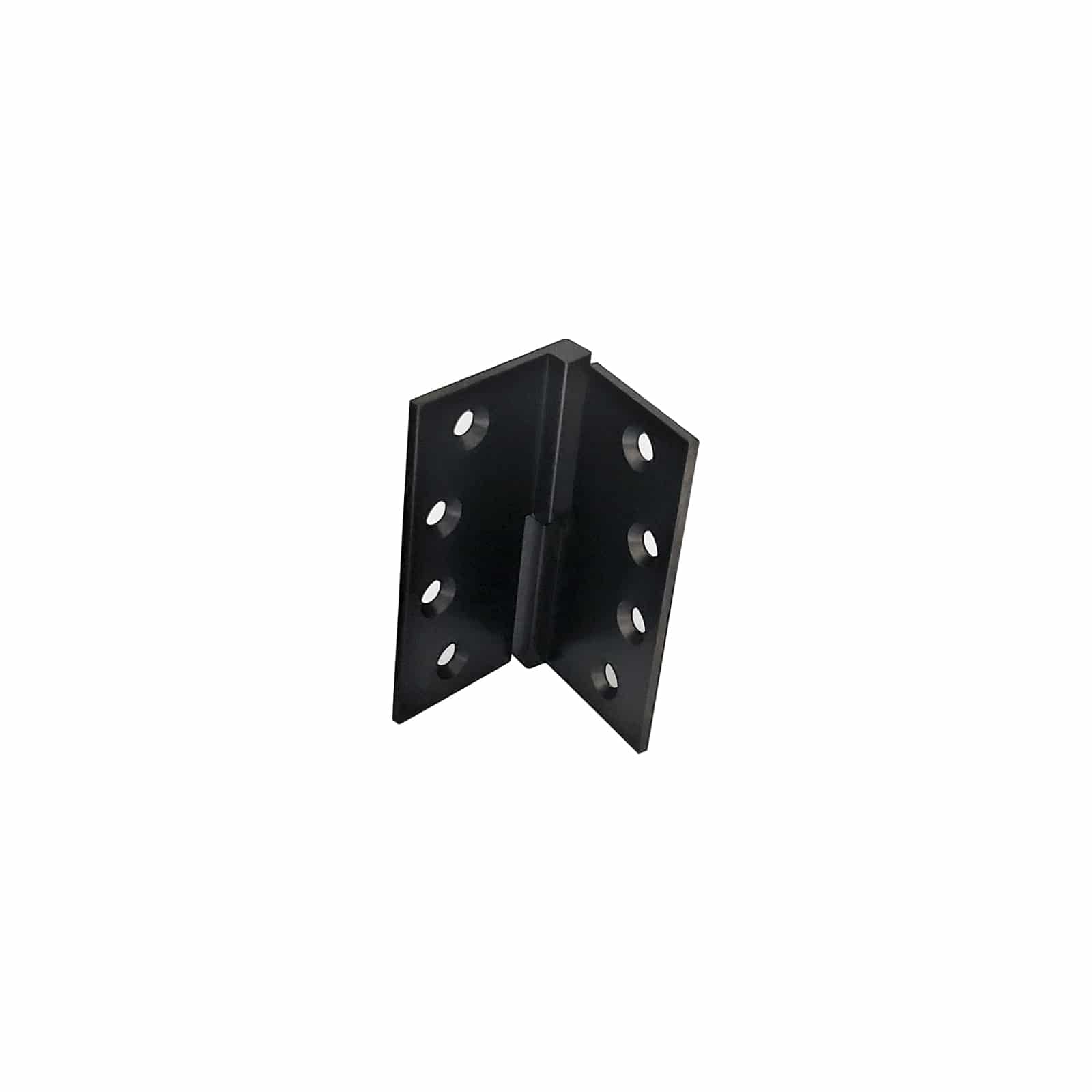 Brass Door Hinges, Lift Off Square - Black Matte
