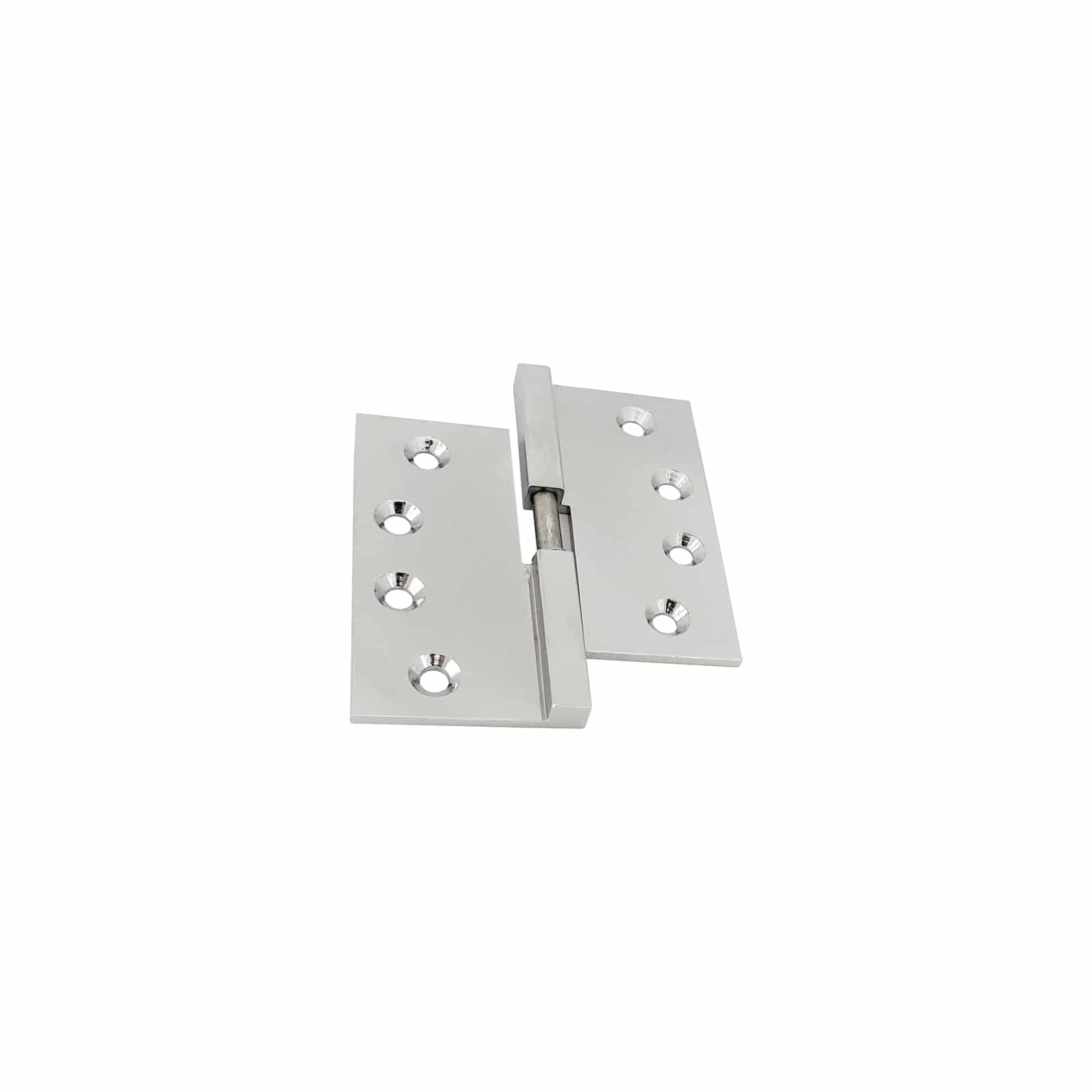 Brass Door Hinges, Lift Off Square - Chrome