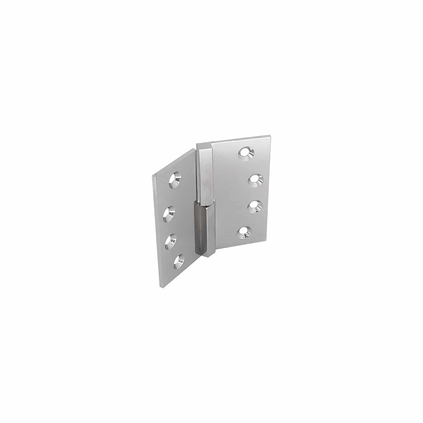 Brass Door Hinges, Lift Off Square - Chrome