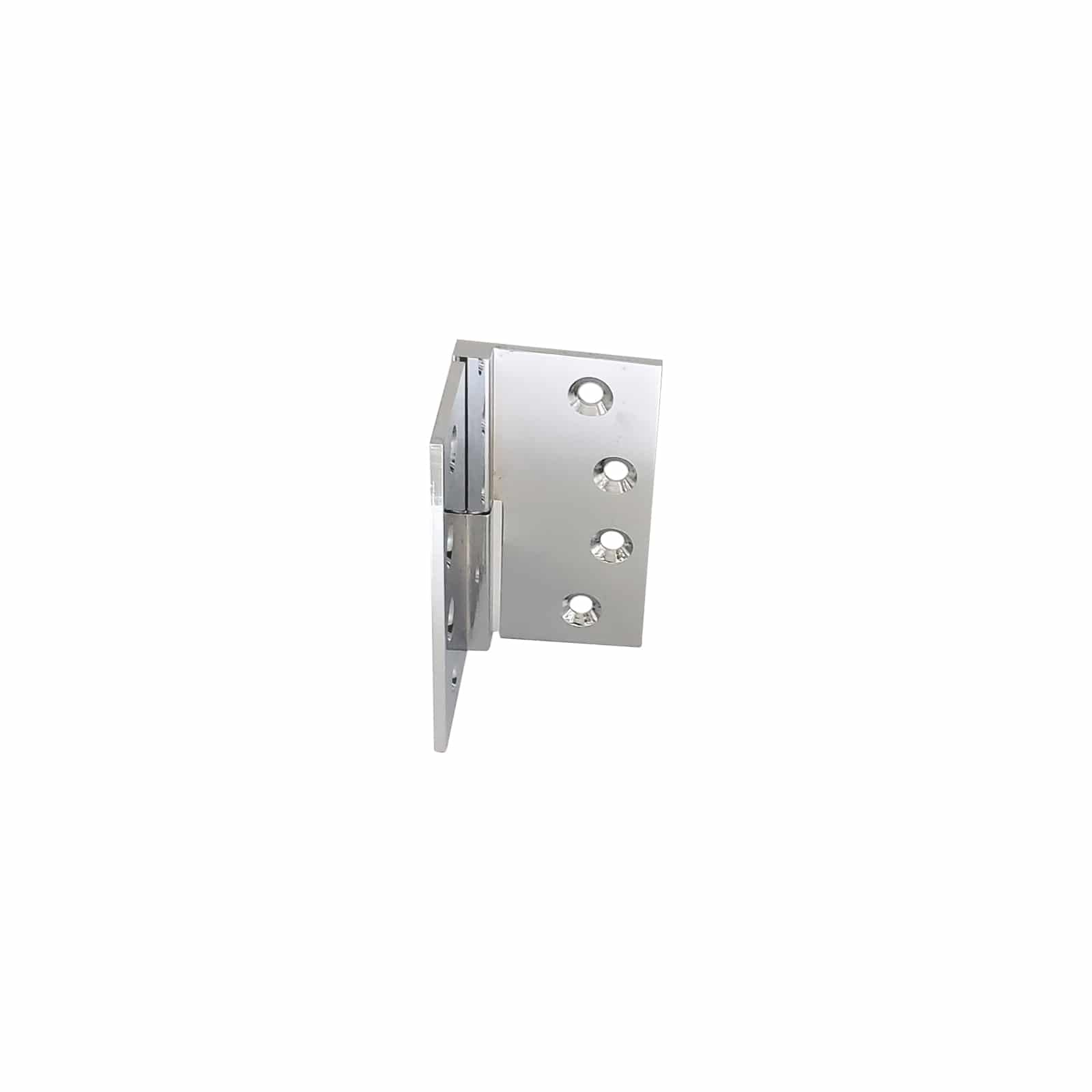 Brass Door Hinges, Lift Off Square - Chrome