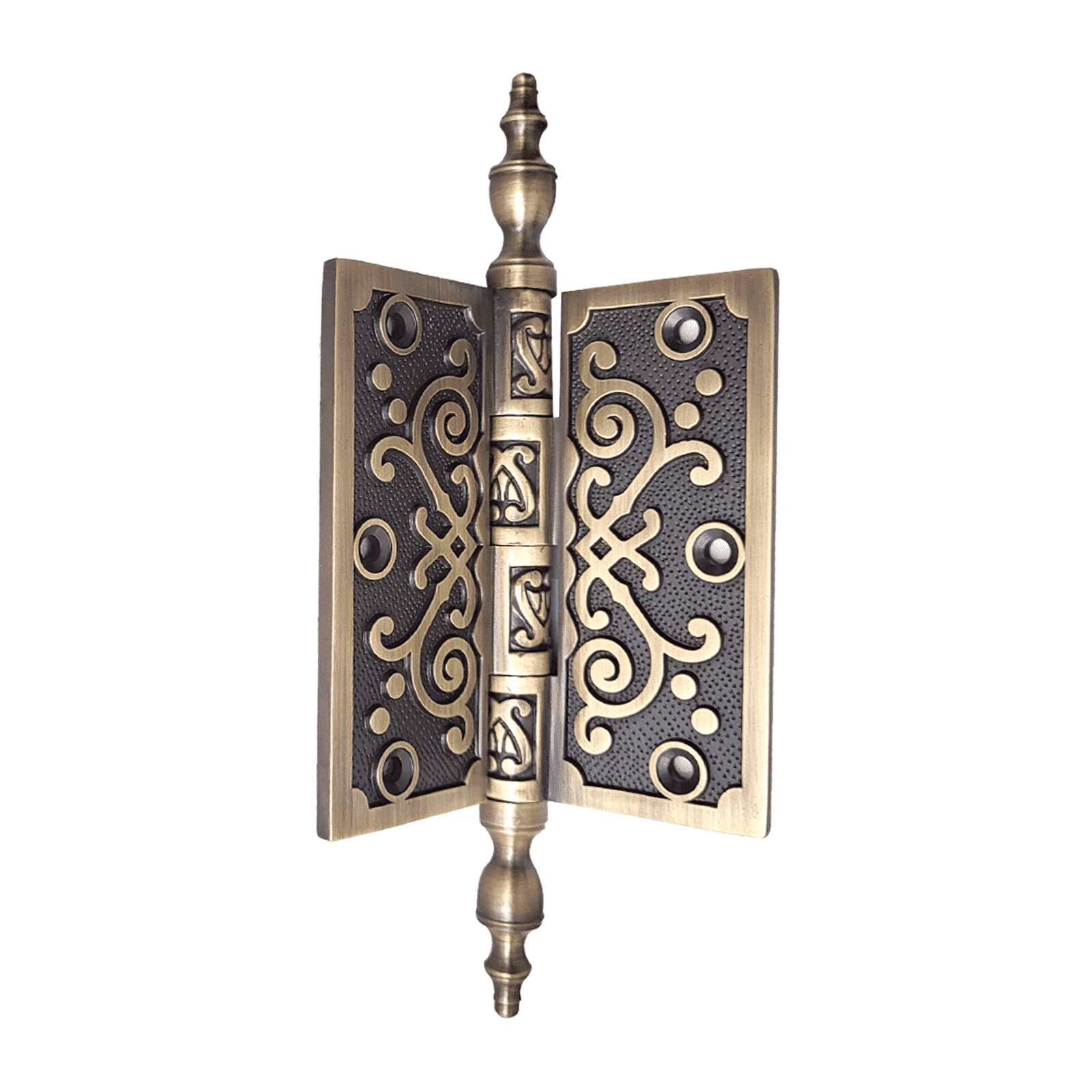 Brass Hinge 3.5"x 3.5" Decorative Antique Brass