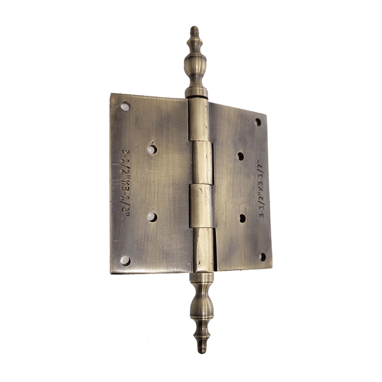 Brass Hinge 3.5"x 3.5" Decorative Antique Brass
