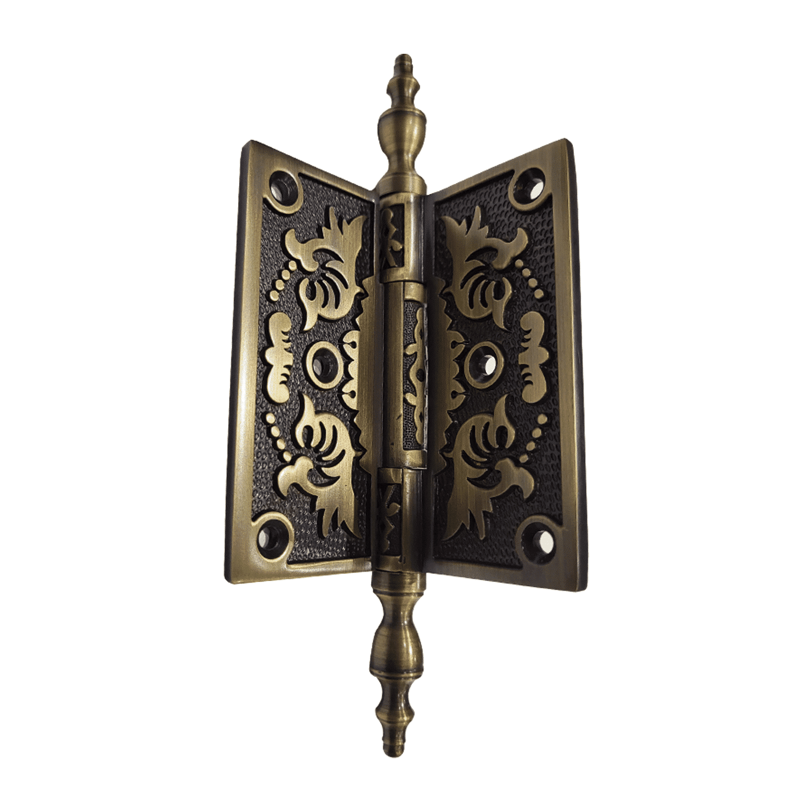 Brass Hinge 3.5"x 3.5" Decorative Antique Brass