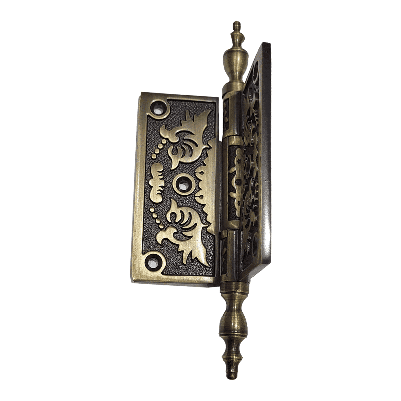 Brass Hinge 3.5"x 3.5" Decorative Antique Brass