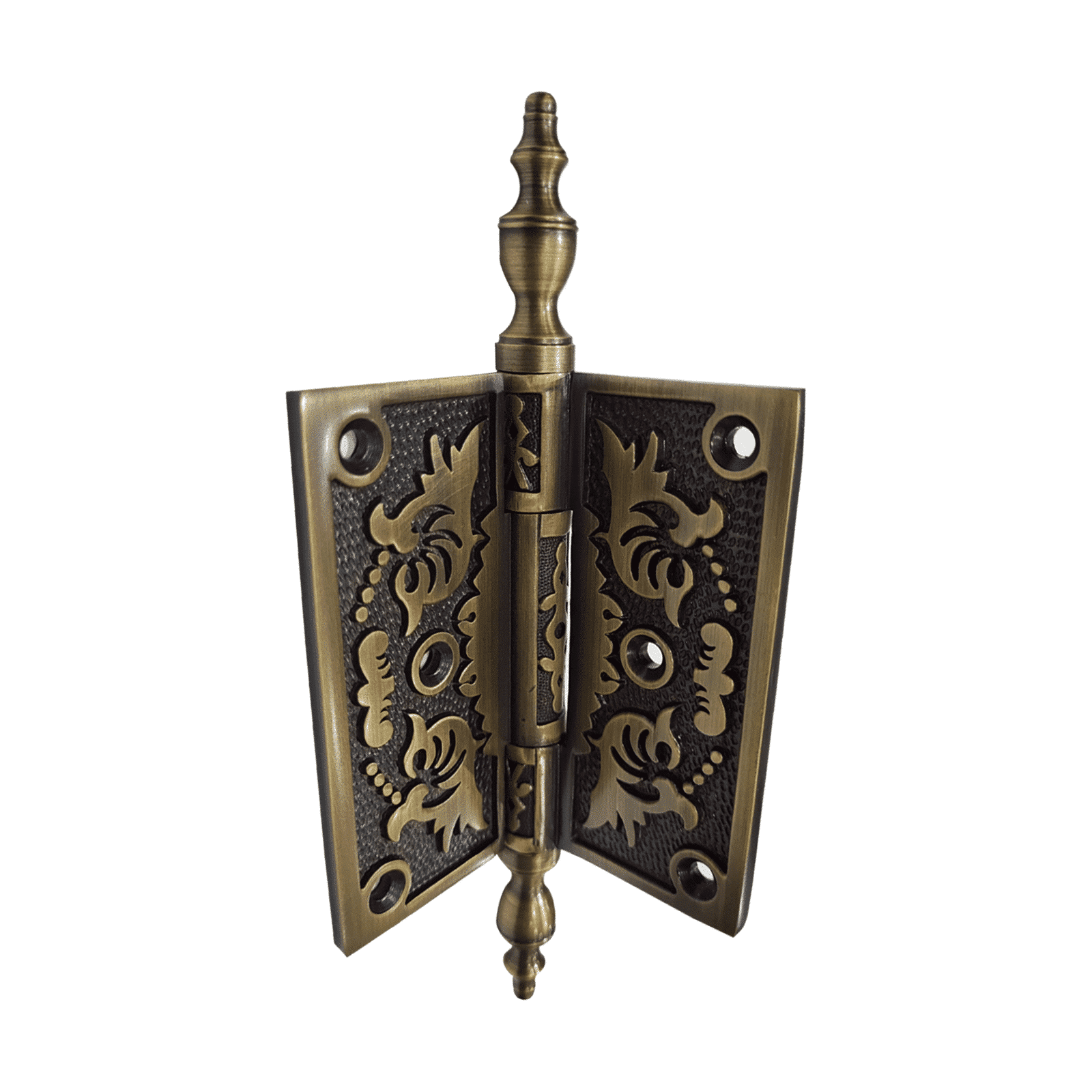 Brass Hinge 3.5"x 3.5" Decorative Antique Brass