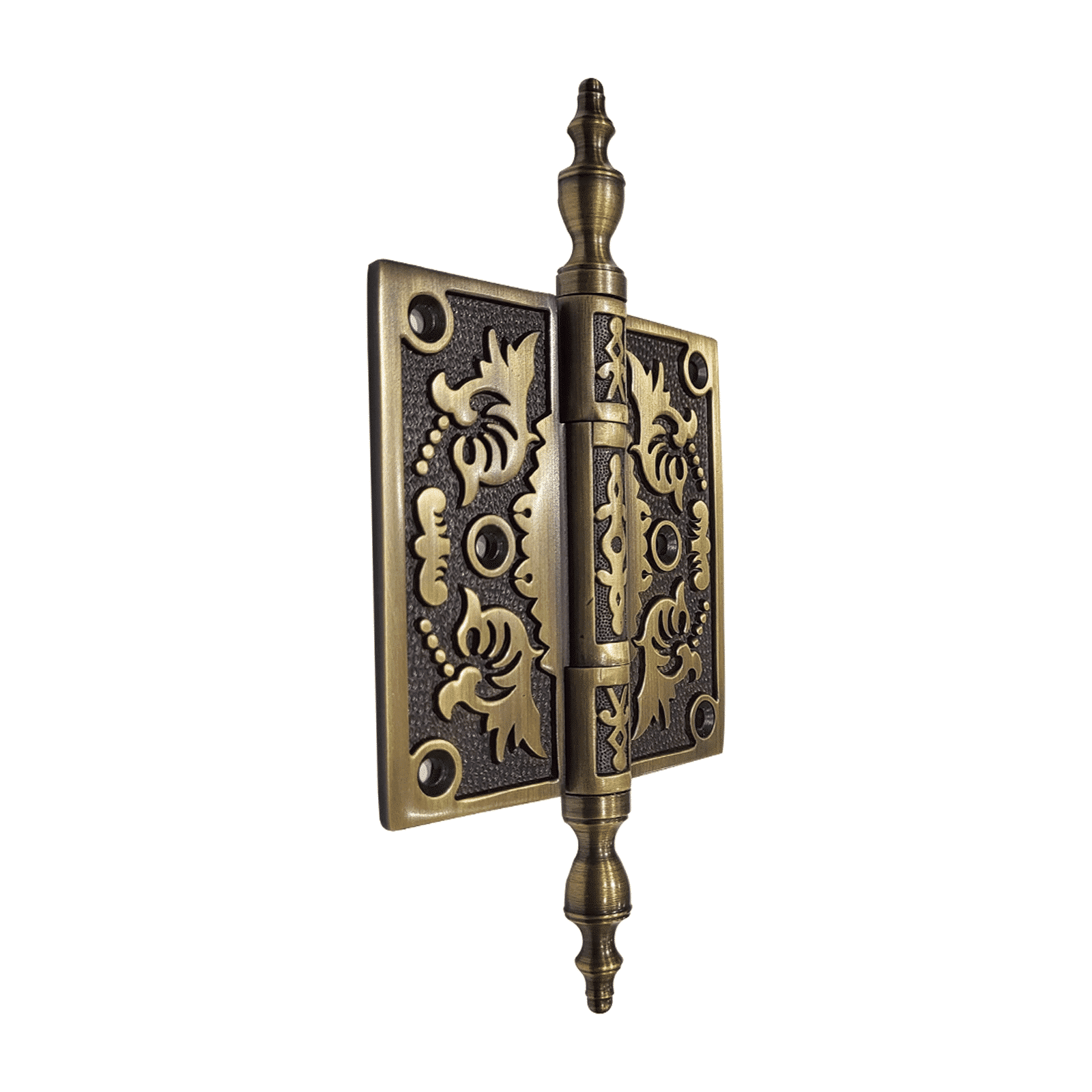 Brass Hinge 3.5"x 3.5" Decorative Antique Brass