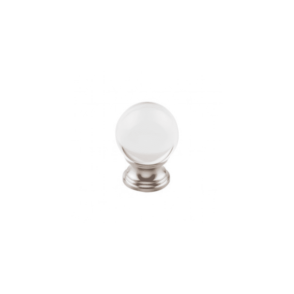 Clarity Clear Glass Knob 1-3/16 Inch
