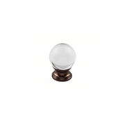 Clarity Clear Glass Knob 1-3/16 Inch