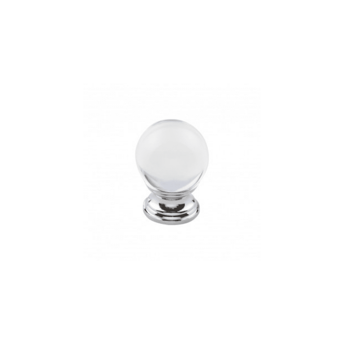 Clarity Clear Glass Knob 1-3/16 Inch