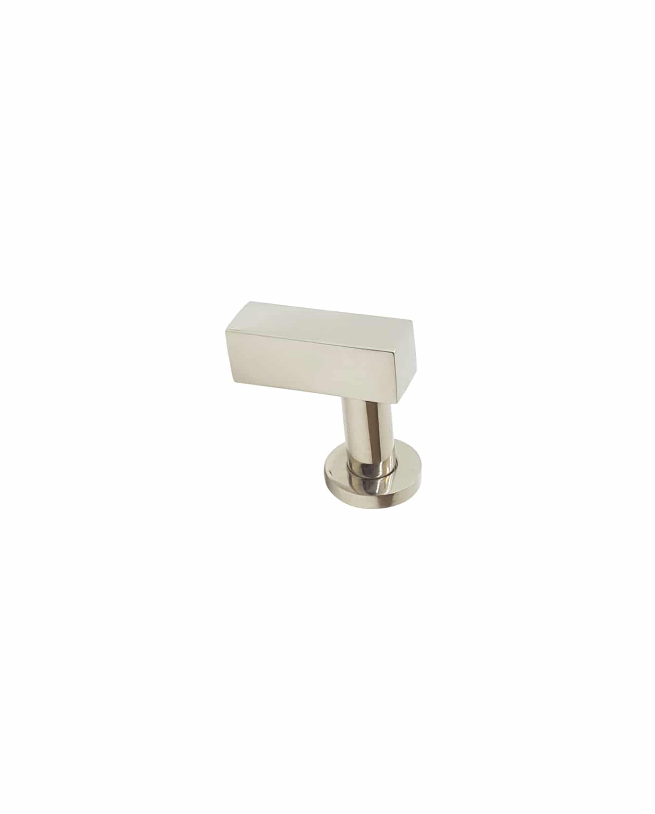 Bouton de meuble carré (style T) : barre de 12 mm