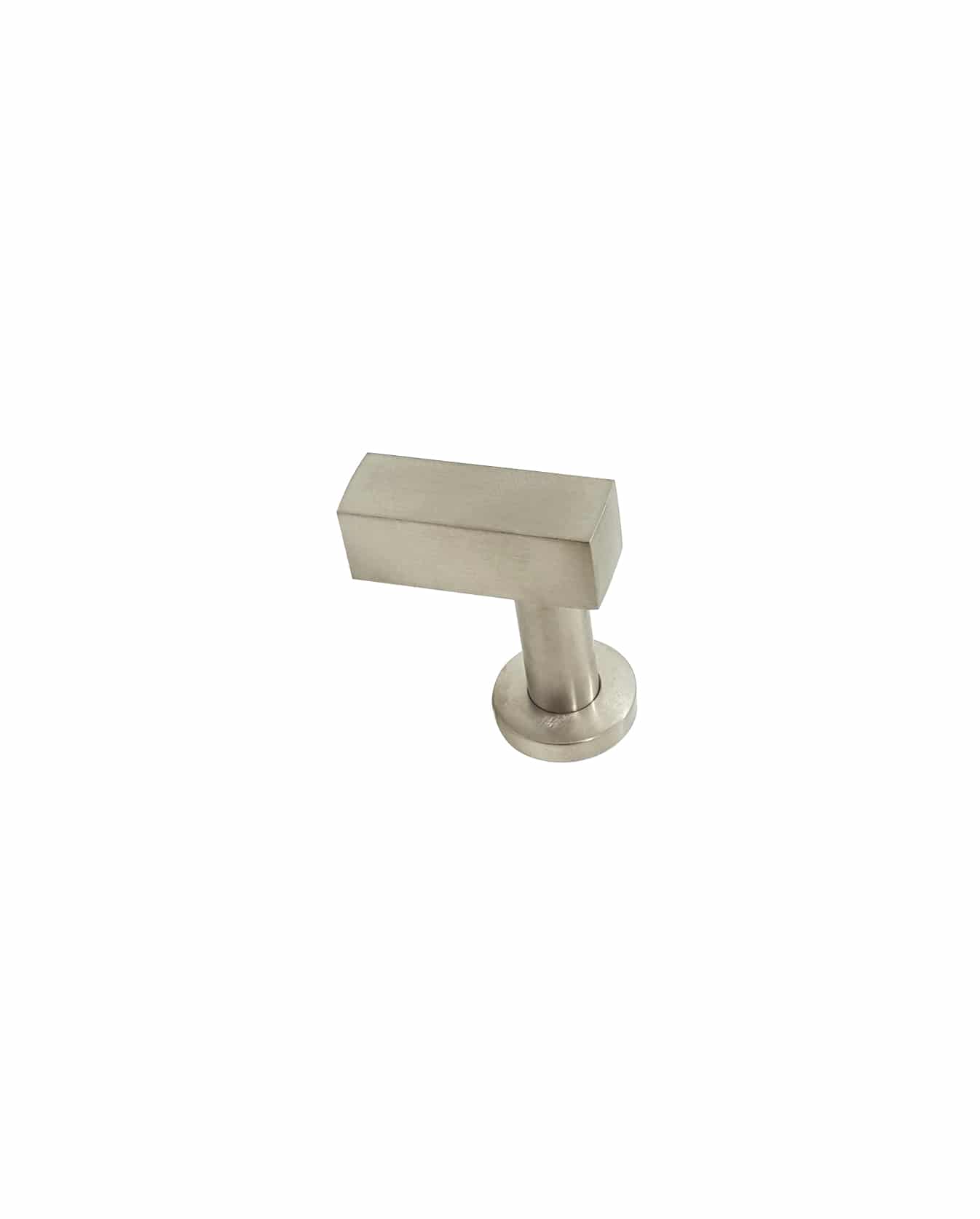 Bouton de meuble carré (style T) : barre de 12 mm