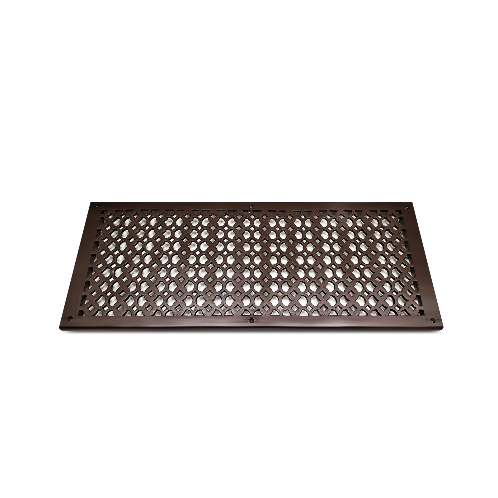 10" x 26" Air Return Grille Cast Aluminum | VR100 Tudor Mushroom Design Vent Cover | Wall, Ceiling & Floor | HVAC Register