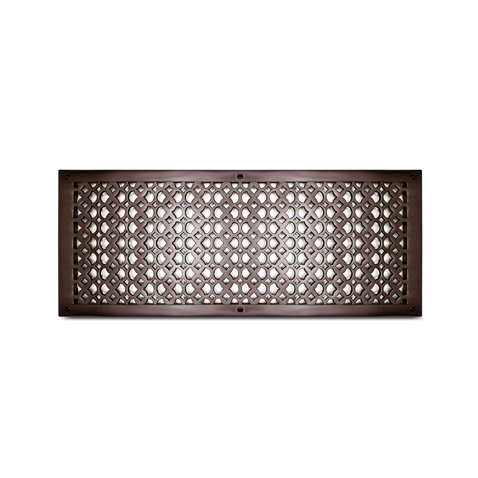 10" x 26" Air Return Grille Cast Aluminum | VR100 Tudor Mushroom Design Vent Cover | Wall, Ceiling & Floor | HVAC Register