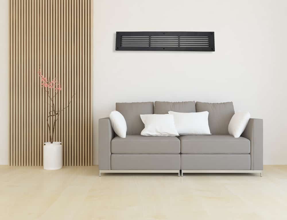 Air Return Grill 3″ X 24″ Top Faceplate Size 5″ X 26″ HVAC Duct Cover Decorative High-Quality Metal – Cast Aluminum Powder Coated Re-Paintable For Walls, Ceilings, And Floors Without Damper – Linear Design (VR 109)