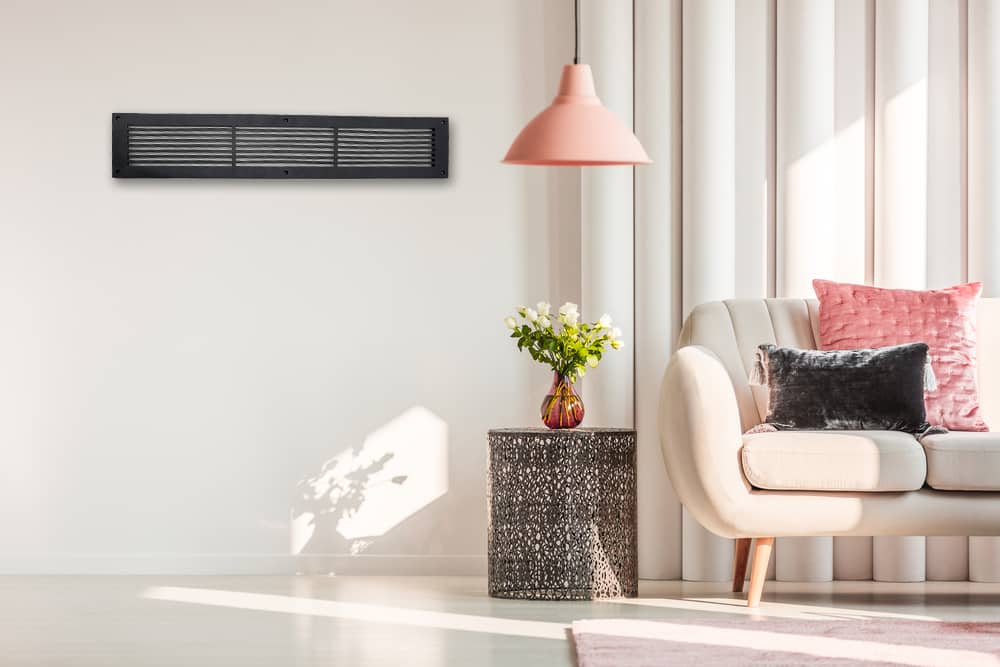 Air Return Grill 4″ X 30″ Top Faceplate Size 6″ X 32″ HVAC Duct Cover Decorative High-Quality Metal – Cast Aluminum Powder Coated Re-Paintable For Walls, Ceilings, And Floors Without Damper – Linear Design (VR 109)