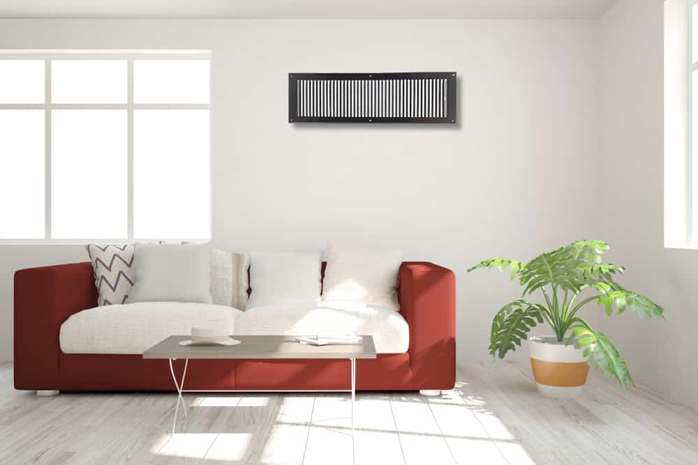 Air Return Grill 6″ X 24″ Top Faceplate Size 8″ X 26″ HVAC Duct Cover Decorative High-Quality Metal – Cast Aluminum Powder Coated Re-Paintable For Walls, Ceilings, And Floors Without Damper – Contemporary Design (VR 102)