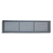 Air Return Grill 6″ X 30″ Top Faceplate Size 8″ X 32″ HVAC Duct Cover Decorative High-Quality Metal – Cast Aluminum Powder Coated Re-Paintable For Walls, Ceilings, And Floors Without Damper – Linear Design (VR 109)