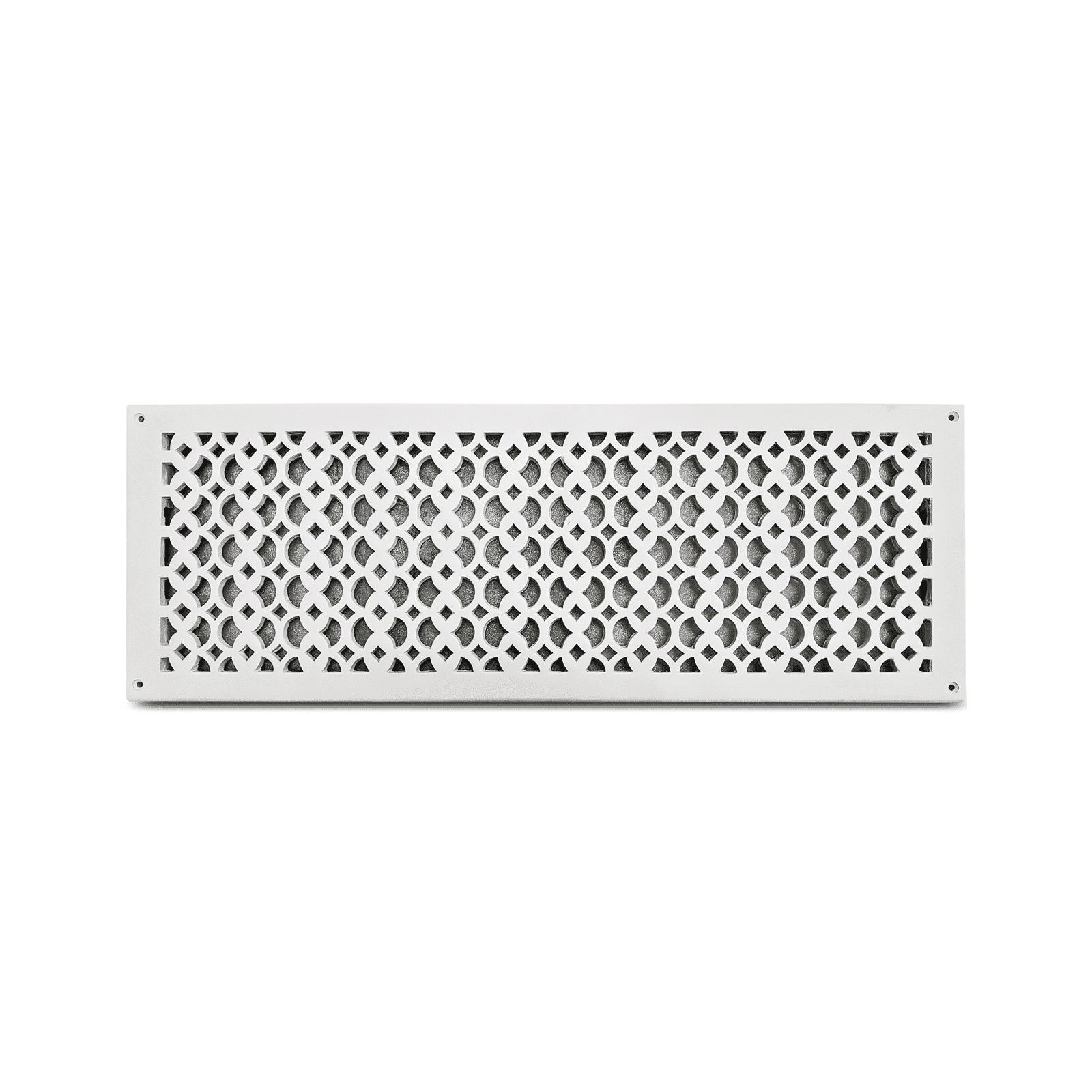 Cast Aluminum Air Return Grill 8″ x 26″ inch Powder Coated Matte