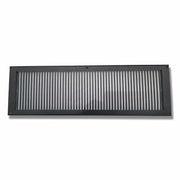 Air Return Grill 8″ X 30″ Top Faceplate Size 10″ X 32″ HVAC Duct Cover Decorative High-Quality Metal – Cast Aluminum Powder Coated Re-Paintable For Walls, Ceilings, And Floors Without Damper – Contemporary Design (VR 102)