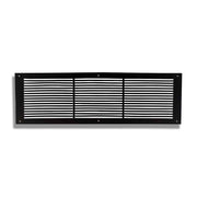 Air Return Grill 8″ X 30″ Top Faceplate Size 10″ X 32″ HVAC Duct Cover Decorative High-Quality Metal – Cast Aluminum Powder Coated Re-Paintable For Walls, Ceilings, And Floors Without Damper – Linear Design (VR 109)