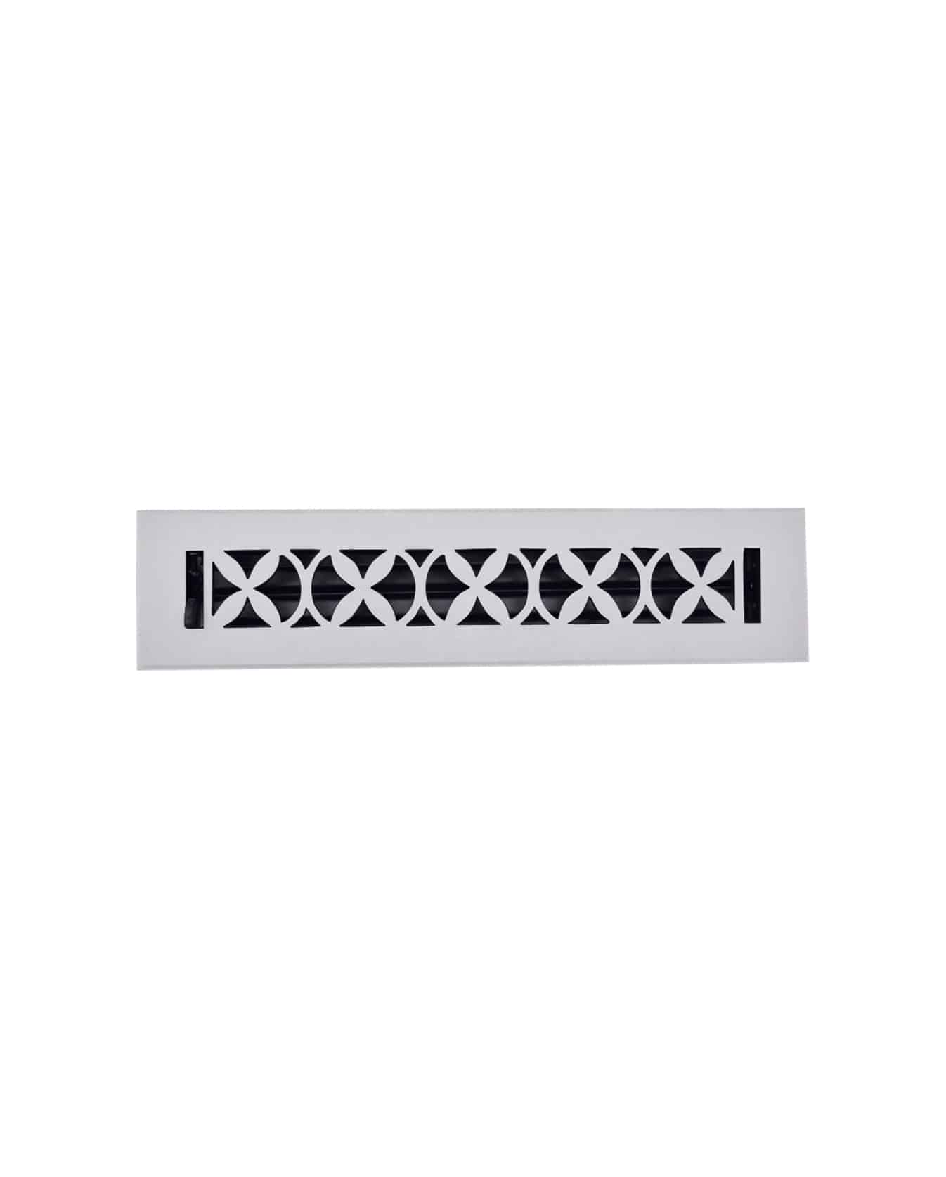 Floor Vent Cover / Register Size: 2” x 14” VR100 with Damper top faceplate outer size 4″ x 15-3/4″, thickness 5 mm, decorative handcrafted high-quality metal – cast aluminum powder coated Re-paintable for floors, walls, and ceilings