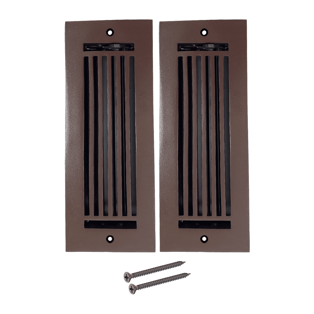 Cast Aluminum Floor Register Size 3″ X 10″ VR109 Pack of 2