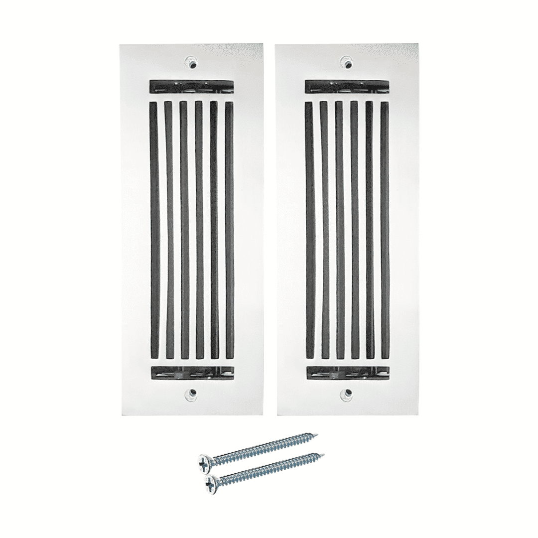 Cast Aluminum Floor Register Size 3″ X 10″ VR109 Pack of 2