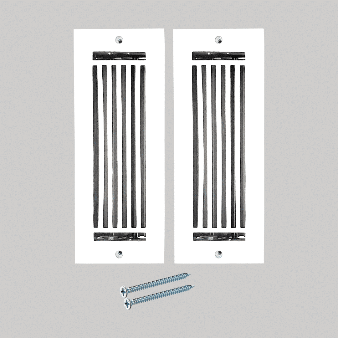 Cast Aluminum Floor Register Size 3″ X 10″ VR109 Pack of 2