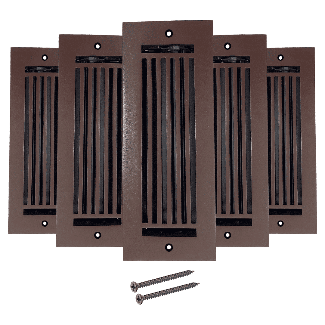 Cast Aluminum Floor Register Size 3″ X 10″ VR109 Pack of 5