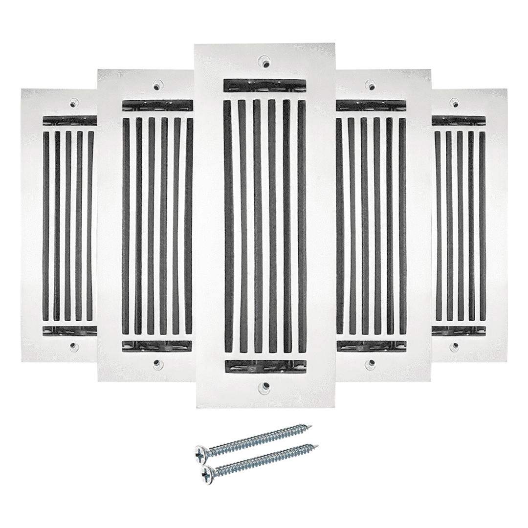 Cast Aluminum Floor Register Size 3″ X 10″ VR109 Pack of 5