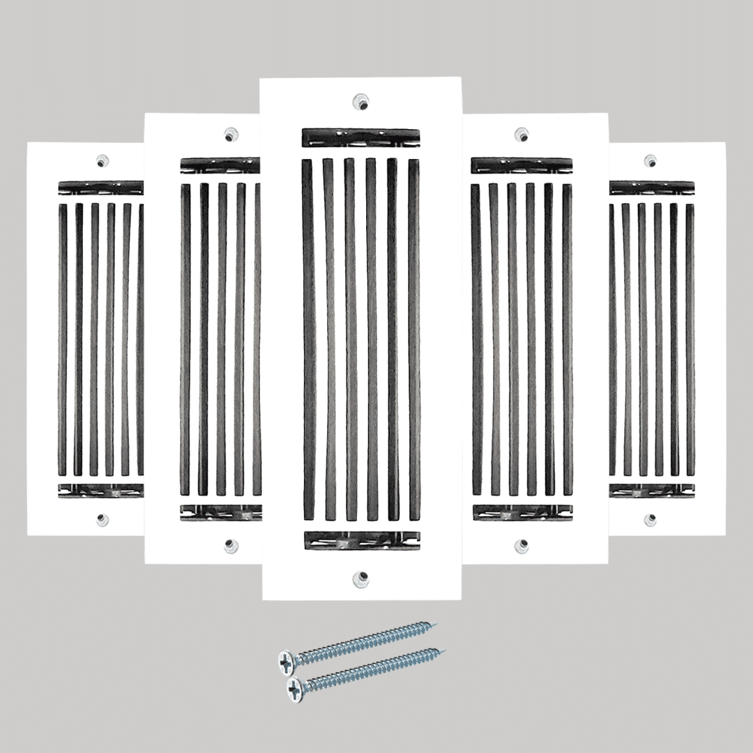 Cast Aluminum Floor Register Size 3″ X 10″ VR109 Pack of 5