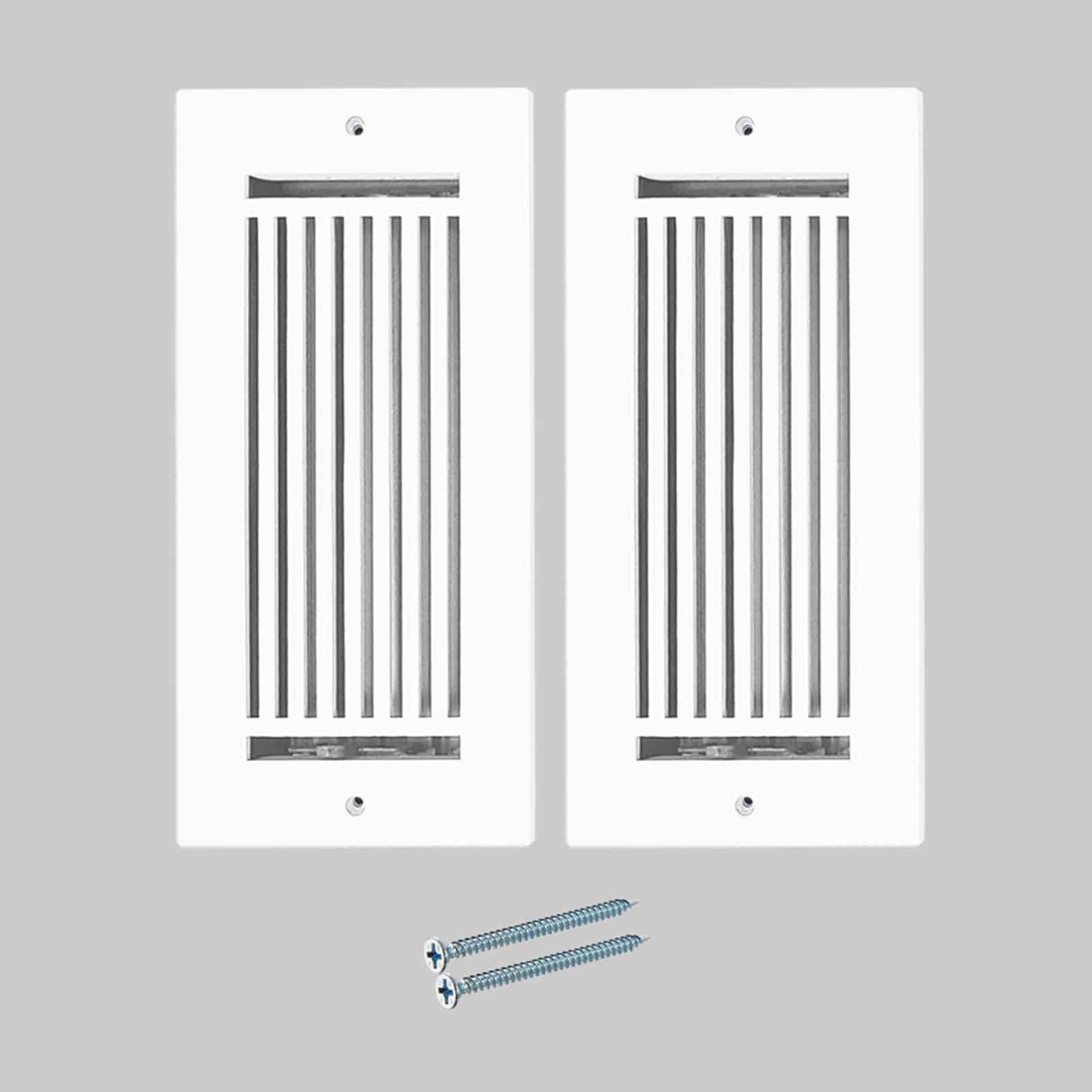 Cast Aluminum Floor Register Size 4" X 10" VR109 Pack of 2