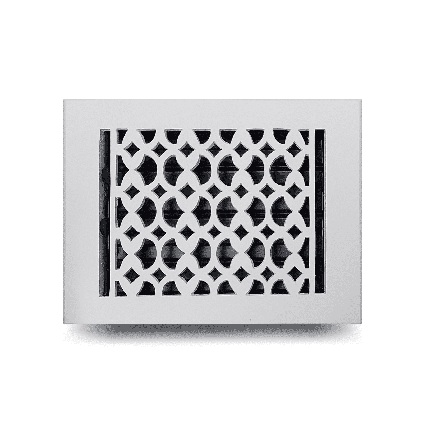Floor Vent Cover / Register Size: 6" X 8", 6" x 10", 6" x 12", 6" x 14" and 6" X 16" With Damper Decorative handcrafted High-Quality Metal – Cast Aluminum Powder Coated Re-Paintable For Floors, Walls, And Ceilings – Elegant Tudor Mushroom Design (VR 100)