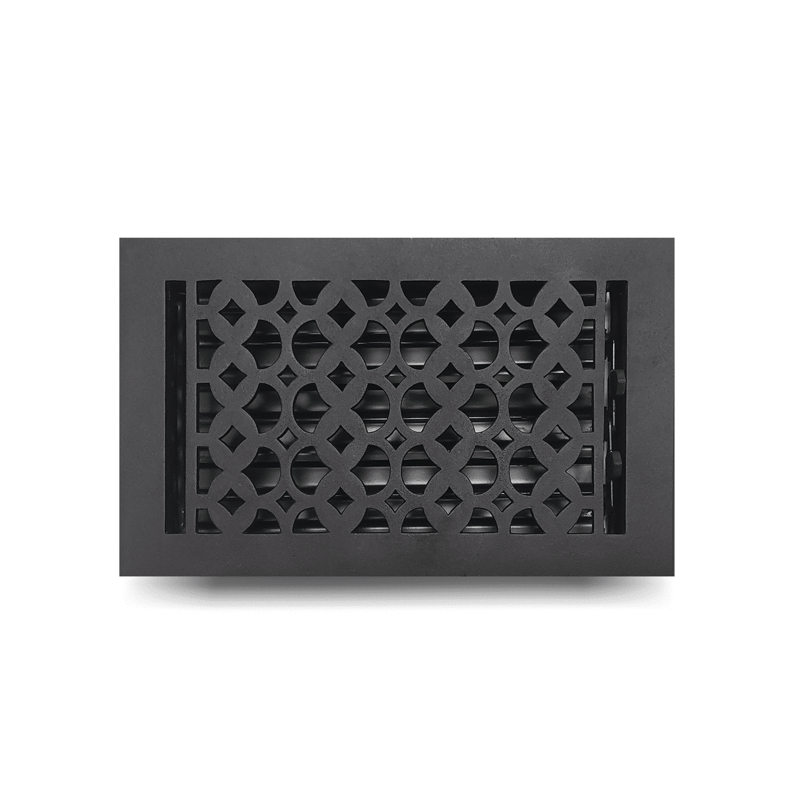 Floor Vent Cover / Register Size: 6" X 8", 6" x 10", 6" x 12", 6" x 14" and 6" X 16" With Damper Decorative handcrafted High-Quality Metal – Cast Aluminum Powder Coated Re-Paintable For Floors, Walls, And Ceilings – Elegant Tudor Mushroom Design (VR 100)