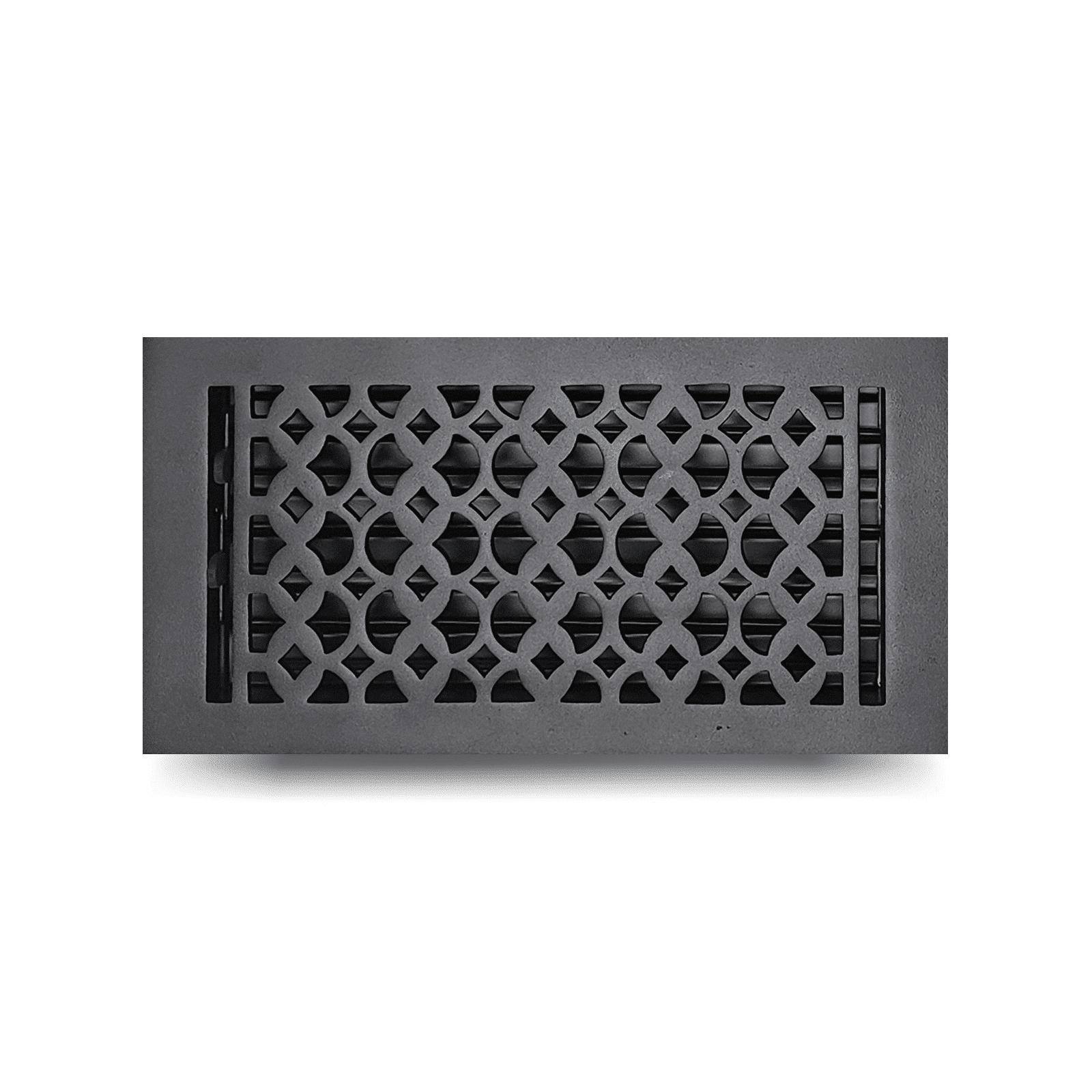 Floor Vent Cover / Register Size: 6" X 8", 6" x 10", 6" x 12", 6" x 14" and 6" X 16" With Damper Decorative handcrafted High-Quality Metal – Cast Aluminum Powder Coated Re-Paintable For Floors, Walls, And Ceilings – Elegant Tudor Mushroom Design (VR 100)