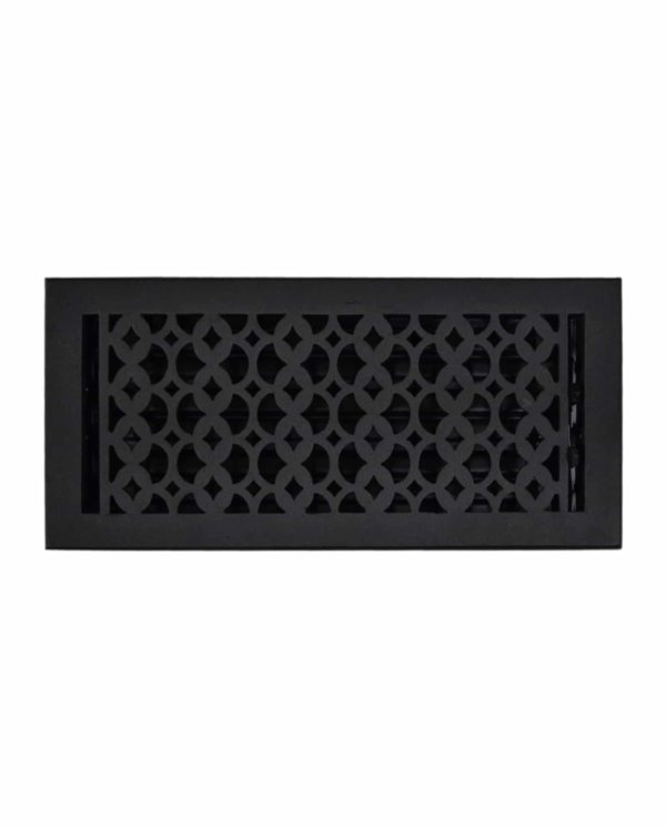 Floor Vent Cover / Register Size: 6" X 8", 6" x 10", 6" x 12", 6" x 14" and 6" X 16" With Damper Decorative handcrafted High-Quality Metal – Cast Aluminum Powder Coated Re-Paintable For Floors, Walls, And Ceilings – Elegant Tudor Mushroom Design (VR 100)