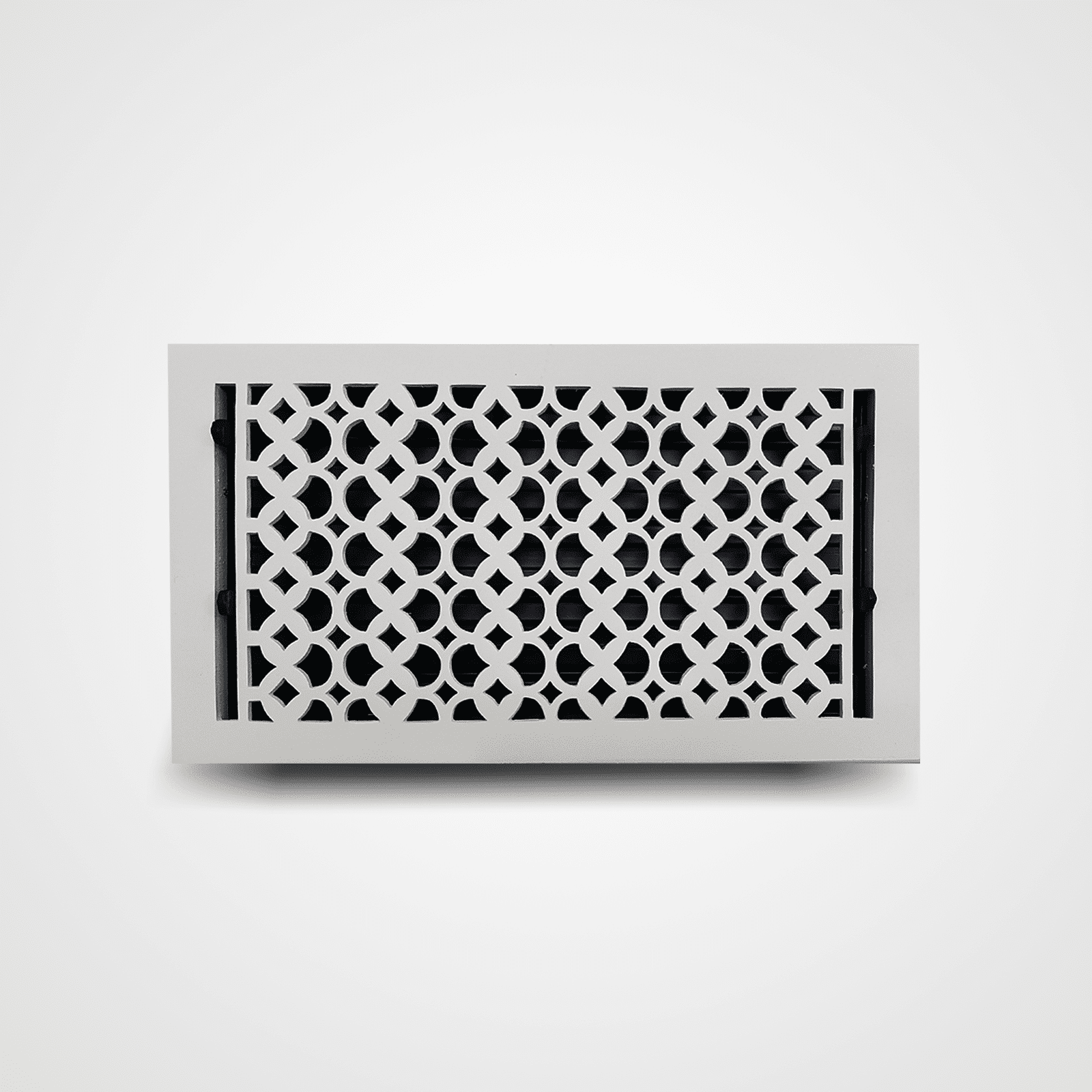 Floor Vent Cover / Register Size: 8" X 8", 8" x 10", 8" x 12" and 8" X 14" With Damper Decorative handcrafted High-Quality Metal – Cast Aluminum Powder Coated Re-Paintable For Floors, Walls, And Ceilings – Elegant Tudor Mushroom Design (VR 100)