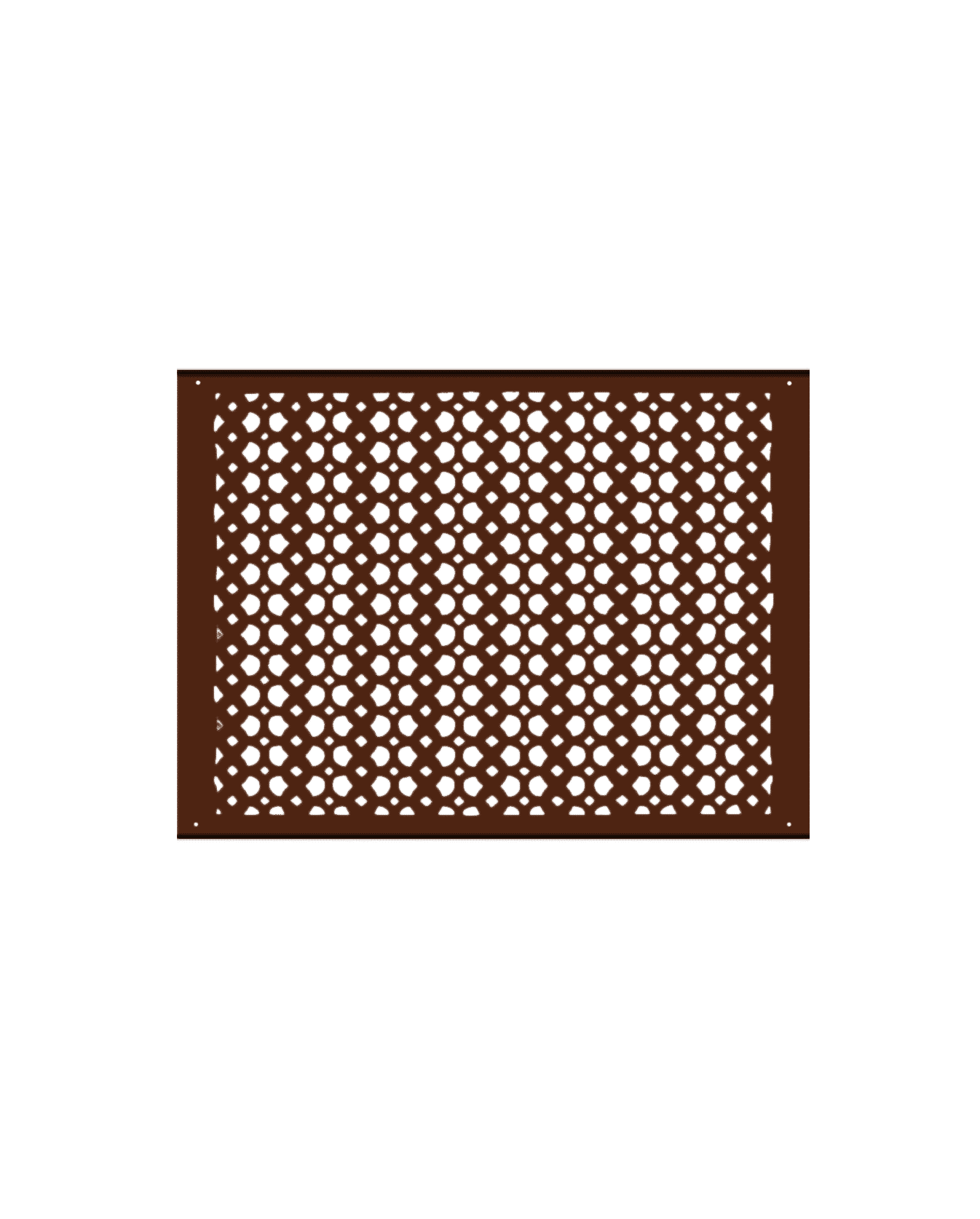 Air Return Grill 14″ X 20″ VR100 With Holes And Matching Screws Top Faceplate Size 16″ x 22-3/4″ HVAC Duct Cover Decorative Handcrafted High-Quality Metal – Cast Iron Powder Coated Re-Paintable For Walls, Ceilings, And Floors without Damper