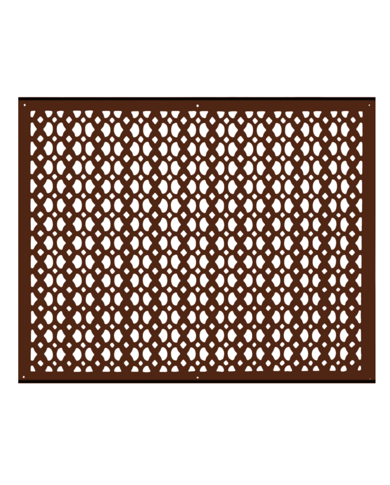 Air Return Grill 26″ X 30″ VR100 With Holes And Matching Screws Top Faceplate Size 27-1/2″ x 32″ HVAC Duct Cover Decorative Handcrafted High-Quality Metal – Cast Iron Powder Coated Re-Paintable For Walls, Ceilings, And Floors without Damper