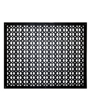 Air Return Grill 26″ X 30″ VR100 With Holes And Matching Screws Top Faceplate Size 27-1/2″ x 32″ HVAC Duct Cover Decorative Handcrafted High-Quality Metal – Cast Iron Powder Coated Re-Paintable For Walls, Ceilings, And Floors without Damper