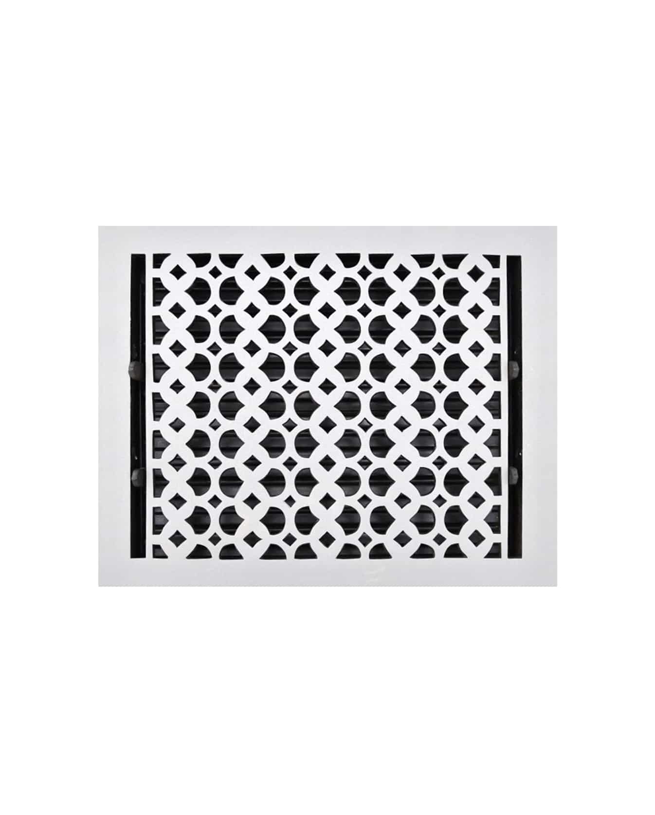 Cast Iron Floor Vent Cover / Register Size: 10″ x 12″ with Damper top faceplate outer size 11-1/4″ x 13-3/4″, thickness 5 mm, Premium Hand Made heavy-duty, durable, walkable – Powder coated Re-paintable for floors and walls-Tudor Mushroom Design (VR 100)