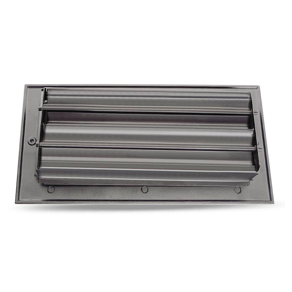 Floor Vent Cover / Register Size: 4” x 10” VR100 with Damper top faceplate outer size 6″ x 12″, thickness 5 mm, decorative high-quality metal – cast aluminum powder coated Re-paintable for floors, walls, and ceilings