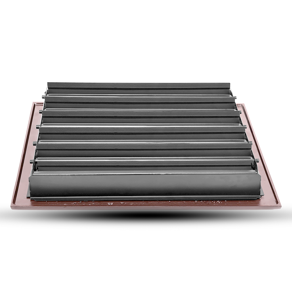 9 x 12 Inch Cast Aluminum Floor Register | Prima Decorative
