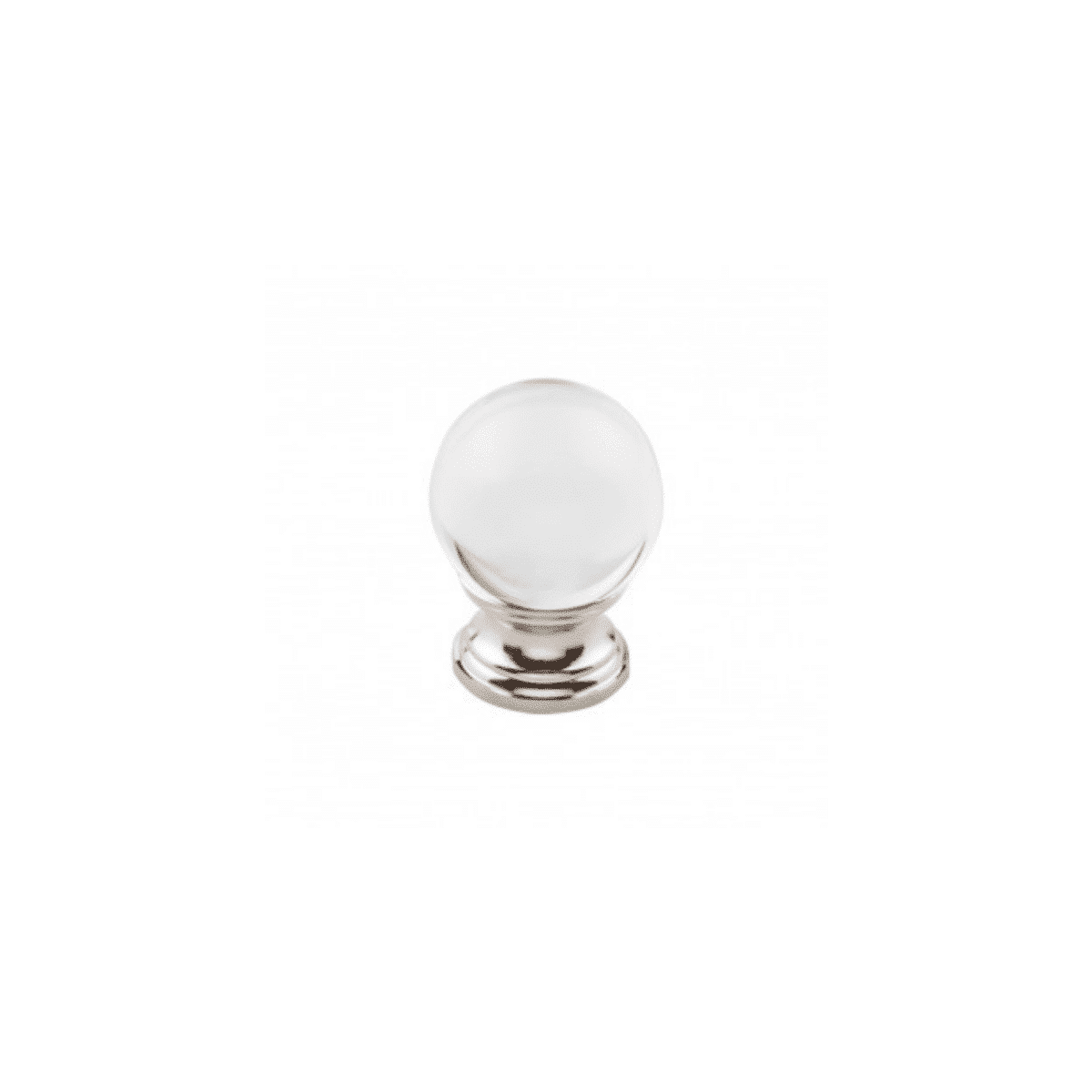 Clarity Clear Glass Knob 1-3/8 Inch