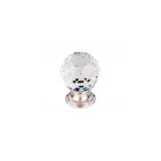Bouton en cristal transparent 1-1/8 po
