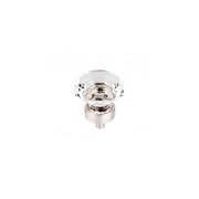Clear Octagon Crystal Knob 1-3/8 Inch