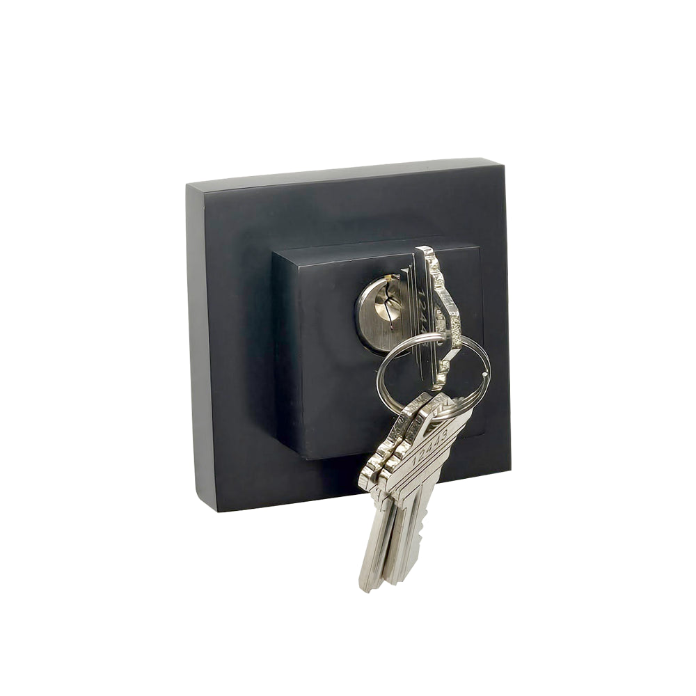 Solid Brass Square Deadbolt for Multipoint Door Locks – 62 x 62 mm Square Rosette